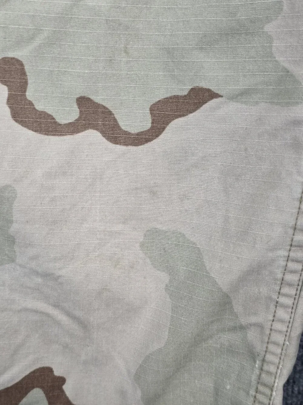 Vintage US Army Pants Mens Large Camo Desert Camouflage Military Stained 90s